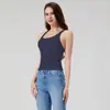 Regata Esportiva Sem Costura com Bojo e Lindo Design nas Costas, Sem Marcas, para Mulheres, Sutiã de Verão, Pode Ser Usada por Dentro ou por Fora, Top Base Camiseta Branca
