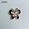 Zapatos con Agujeros Zapatos DIY Flor de Aleación Diamante Brillante con Diamante Hebilla Decorativa Tridimensional Hebilla Decorativa Desmontable DIY Accesorios de Joyería para Zapatos