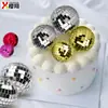 Bola de Cristal Espejo Bola Láser de Bar Escenario Disco Boda Decoración de Ventana Bola Reflectante Decoración de Pastel Navidad