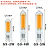 Bombilla LED G9 Pin G4 Bombilla Pequeña Atenuable Fuente de Luz de Ahorro de Energía COB 4W 2W 5W Lámpara de Araña para el Hogar 220V