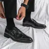 Zapatos de Cuero Casual de Negocios para Hombre 2023 Estilo Británico Aumentadores de Altura Formal Punta Fina Zapatos para Hombre Transpirables Modernos Peluquero Zapatos de Boda