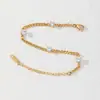 Pulsera Más Vendida 1Qiyun Joyería Moda Europea y Americana Pulsera de Acero de Titanio Lujo Ligero Estilo Nicho Accesorio de Alta Gama