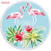 Toalla de playa redonda transfronteriza borla de microfibra Toalla de baño de frutas toalla bufanda mantel tapete de picnic personalizado