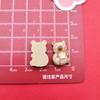 Mini Tamanho Pequeno Desenho Animado Rosto Brilhante Flor de Cerejeira Kabi Bala Acessórios de Resina DIY Grampo de Cabelo Capa de Celular Pasta para Unha