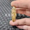 Cuentas Dzi de Cristal Imitación, Cuentas Sueltas de Jade Imitación, Caracteres de Flor de Jade Hetian Imitación, Ondas de Agua, Peces Pequeños, Cuentas para Joyería Passepartout