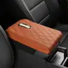 Almohadilla para Caja de Reposabrazos de Interior de Coche, Almohadilla Multifuncional para Elevar, Tipo Universal con Portarrollos de Papel, Reposabrazos de Consola Central Tres en Uno
