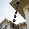 Cadena de Lluvia de Cobre para Aleros, Cadena de Lluvia de Aluminio Estilo Japonés
