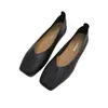 Zapatos Planos Cuadrados Estilo Coreano Nuevos Primavera/Otoño 2026 para Mujer, Mocasines Cómodos sin Cordones para Madres Mayores