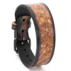 Pulseira de Couro de Vaca Nova Retrô Tendência Europeia e Americana Personalizada Pulseira Simples de Couro Genuíno Masculina Pulseira Joia Transfronteiriça