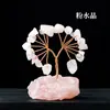 Árvore de Cristal Natural Pequenos Enfeites, Aquário Pequeno com Pedras Trituradas, Árvore da Fortuna, Árvore de Cristal Criativa, Árvore Atrai Dinheiro, Mini Enfeites Decorativos