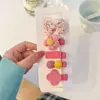 Genio de la Lluvia Dibujo Animado Lindo Tela de Bolsa Completa No Golpea el Cabello del Bebé Pinza para el Cabello Flor Rota Lazo de Flor Pinza para el Cabello de Bebé Traje Pinza para el Cabello Roto