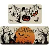 Tapete de Cozinha Amazon Halloween Transfronteiriço Veludo Cristal Doméstico Absorvente de Água, Antiderrapante, Resistente a Manchas e Fácil de Limpar Tapete de Chão Longo