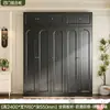Armario Estilo Francés Crema Dormitorio Uso Doméstico Armario Grande Terminado Gabinete de Almacenamiento para Ropa Infantil Perchero de Arte en Hierro a Prueba de Polvo para Abrigos y Sombreros
