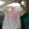 Sudadera con capucha estilo americano estilo campus para hombre Otoño e Invierno 2024 Nuevo Adolescente Sencillo Estampado de Letras Suéter