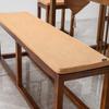 Cojín Largo para Banco, Cojín Largo para Asiento de Banco Estilo Chino, Almohadilla Rectangular para Asiento de Silla, Cojín de Silla de Esponja de Secuoya Antideslizante para el Hogar de Tira Larga