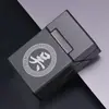 Paquete de 20 Estuches Magnéticos para Cigarrillos, Adecuado para Cajetillas Blandas y Duras, Resistente a la Presión y a la Humedad, Hecho de Aleación de Aluminio, Caja de Cigarrillos Portátil con Grabado