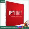Liga de alumínio grande tela pull net display rack marca promoção atividade ao ar livre assinatura assinatura em todos os lugares fundo placa display rack portátil