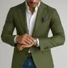 Nueva Chaqueta de Traje a Cuadros de Fila Única con Dos Botones de Comercio Exterior Transfronterizo para Hombre, Parte Superior de Traje Casual Ajustada para Hombre