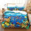 Conjunto de cama de tres piezas con ilustración de dibujos animados de chicle, primavera y verano, juego de sábanas y funda de edredón de Amazon.