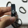 Diámetro interior de trabilla para cinturón de hombre 2- 4cm Trabilla para cinturón de hombre hecha a medida