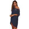 Vestido de Blusa de Praia Sexy Oco Loose Beach Blouse Sexy Oco Feminino com Decote em V 1965 Dez Cores Agora