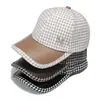 Gorra para Mujer Puntada Pied de Poule Visera de Polipiel Gorra de Béisbol Otoño e Invierno M Estándar Engrosada Red Coreana Gorra Roja