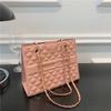 Moda losango bolsa 2022 novo verão commuter elegante bolsa feminina grande capacidade popular moda tote bag