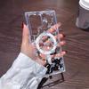 Funda Magnética Transparente Popular con Lazo Transfronterizo para Galaxy S22/S23 Funda de Teléfono de Acrílico S25 Personalización al por Mayor