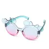 Gafas de Sol de Dibujos Animados para Niños, Gafas Lindas con Orejas de Conejo, Visores Solares con Gradiente Anti-UV para Niñas, Gafas para Bebé al por Mayor