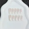Arte de uñas ojo de gato con lunares color durazno electrochapado, elegante y con estilo, favorecedor y versátil, uñas postizas hechas a mano, producto terminado al por mayor
