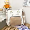 Bolsa de Tutoria Estilo College Nova Estilo Japonês Fresca Doce Fofa Gatinho Bolsa de Dor Menina Leve Bolsa de Ombro