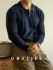 [Serie Pionero] Suéter de Punto con Cuello Alto Mezclado con Seda de Morera Cloud-Sense para Hombre Otoño 2025 Camisa Base de Manga Larga