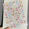 Novo Porquinho Lulu Rosa Fofo em Lata Adorável Copo de Água para Porquinho Capa de Celular Ccd Adesivos para Unhas DIY Adesivos de Arte para Unhas em Relevo