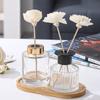 Frasco de fragrância de vidro sem fogo frasco de expansão de fragrância de óleo essencial multi-tamanho decoração de casa rattan flor seca frasco de fragrância volátil