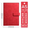 En stock Cuaderno de negocios con hebilla A5 B5, suministros de oficina sencillos, caja de regalo, bloc de notas, logotipo personalizable