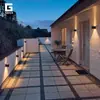 Luminária de parede externa à prova d'água lâmpada para corredor de escada lâmpada lavadora de parede dimerizável lâmpada de parede externa lâmpada de parede para corredor de pátio varanda lâmpada de hall de entrada