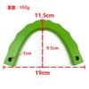 Suministro directo de fábrica grande madera maciza gruesa tipo abierto mango de madera accesorios de bolsa tejida diy brazo de madera