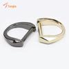 Vendas diretas da fábrica acessórios de hardware para roupas e malas 6 pontos 20 mm fundição sob pressão D fivela liga meio anel metal D fivela