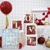 Cajas de Globos de Letras Az 26 al por Mayor Bebé Fiesta de Cumpleaños de Bebé Uno Propuesta de Boda Arreglo Cajas de Globos
