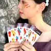 Pegatinas Faciales Patrióticas para Maquillaje, Pegatinas de Cristal, Maquillaje Escénico Estudiantil para Festival del Día Nacional, Pintura Facial de Bandera, Pegatinas para el Rabillo del Ojo