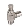 Roke Acero Inoxidable 316, 304 Doble Virola Tipo T Tres Vías Rosca Externa Conector Rápido Interruptor de Aceleración de Control de Velocidad