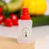 Garrafa Quadrada para Condimentos, Garrafa Squeeze para Molhos, Garrafinha para Temperos de Salada de Tomate, Garrafa para Molho Barbecue, Caixa Organizadora para Condimentos de Cozinha