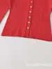 Moda femenina transfronteriza: Nueva colección de otoño, estilo europeo y americano, de manga larga, con cuello, casual, suéter de punto de un solo pecho 1058803