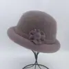 Chapéus de Outono e Inverno para Mulheres de Meia-Idade e Idosas para Mães, Chapéus de Bacia Quentes Acolchoados com Lã e Espessados para Idosos, Avós e Senhoras Idosas, Chapéus de Algodão