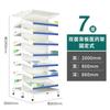 Estante para medicamentos occidentales, estante para medicamentos de hospitales, farmacias, clínicas, estante para exhibición de medicamentos, gabinete de medicamentos abierto, mesa de eliminación, estante de almacenamiento multicapa