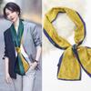 2023 Últimas Estrelas Mesmo Estilo Estreito Longo Pequeno Lenço Feminino Estilo Primavera Elegante Cachecol Decorativo para Todos os Fósforos