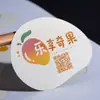 Adesivos Perolados Personalizados Especiais Autoadesivos Logotipo Publicitário Etiqueta Impressão Floricultura Embalagens para Panificação Selagem Adesivos Personalizados