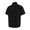 Camisa Plisada de Nicho Estilo Americano con un Diseño Único, Manga Corta, Unisex, Marca de Tendencia Verano 2026, Casual y Sencilla, Camisa Fresca y Elegante
