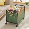 Carrito Estante de Almacenamiento Juguete Cesta de Almacenamiento para Artículos Varios Estante de Almacenamiento Dormitorio Sala de Estar Cuatro Ruedas Gran Capacidad Ensanchado Extraíble