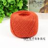 Corda de cânhamo colorida parede de fotos DIY juta 50 metros 3 fios 2mm acessórios têxteis fábrica direta corda para etiqueta atacado